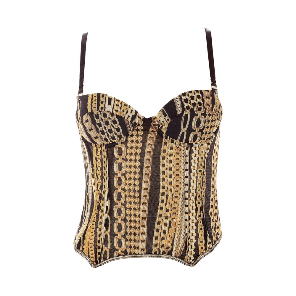 Roberto Cavalli Chain Corset